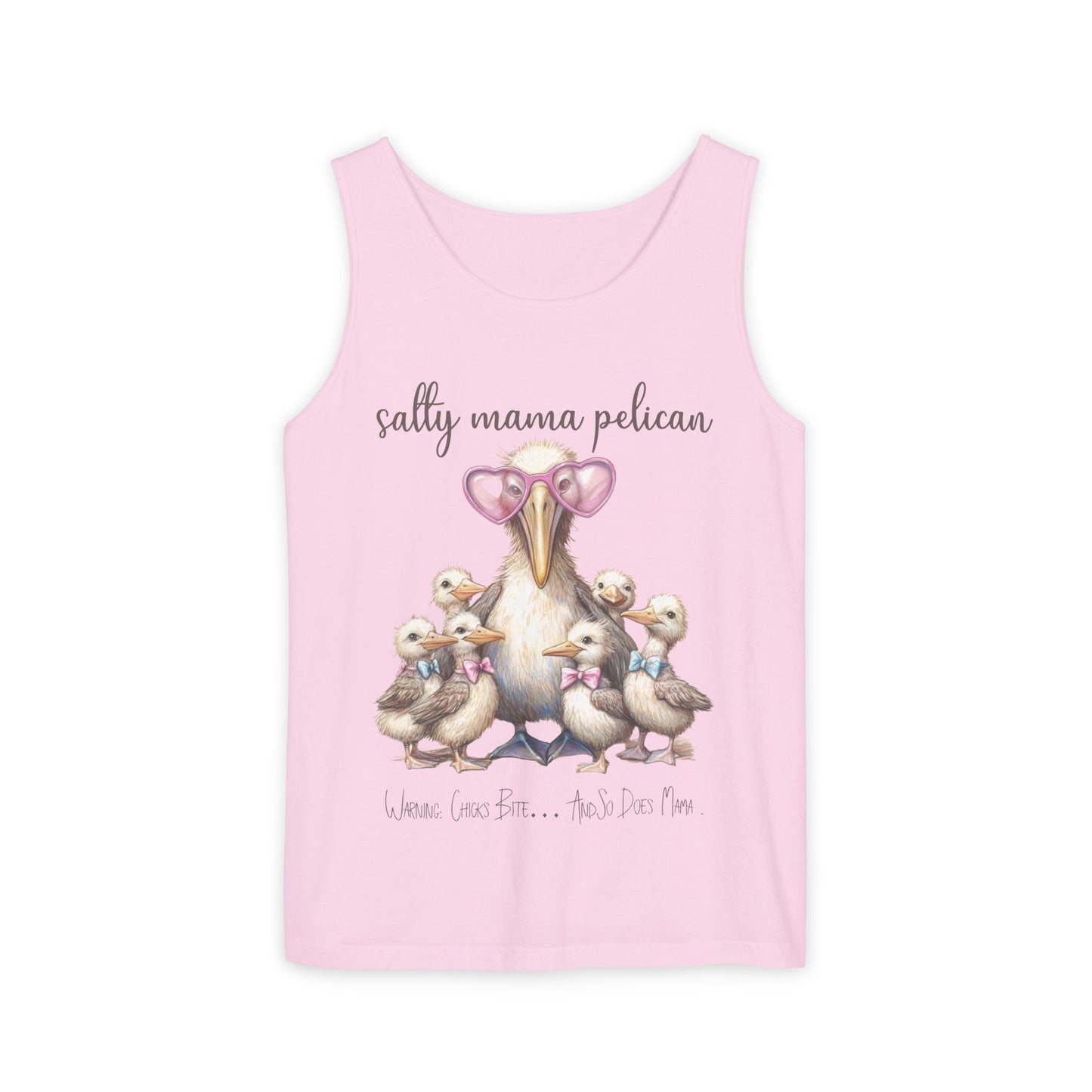 Sassy Mama Pelican Salty Mama Warning Chicks Bite So Does Mama Summer Shirt