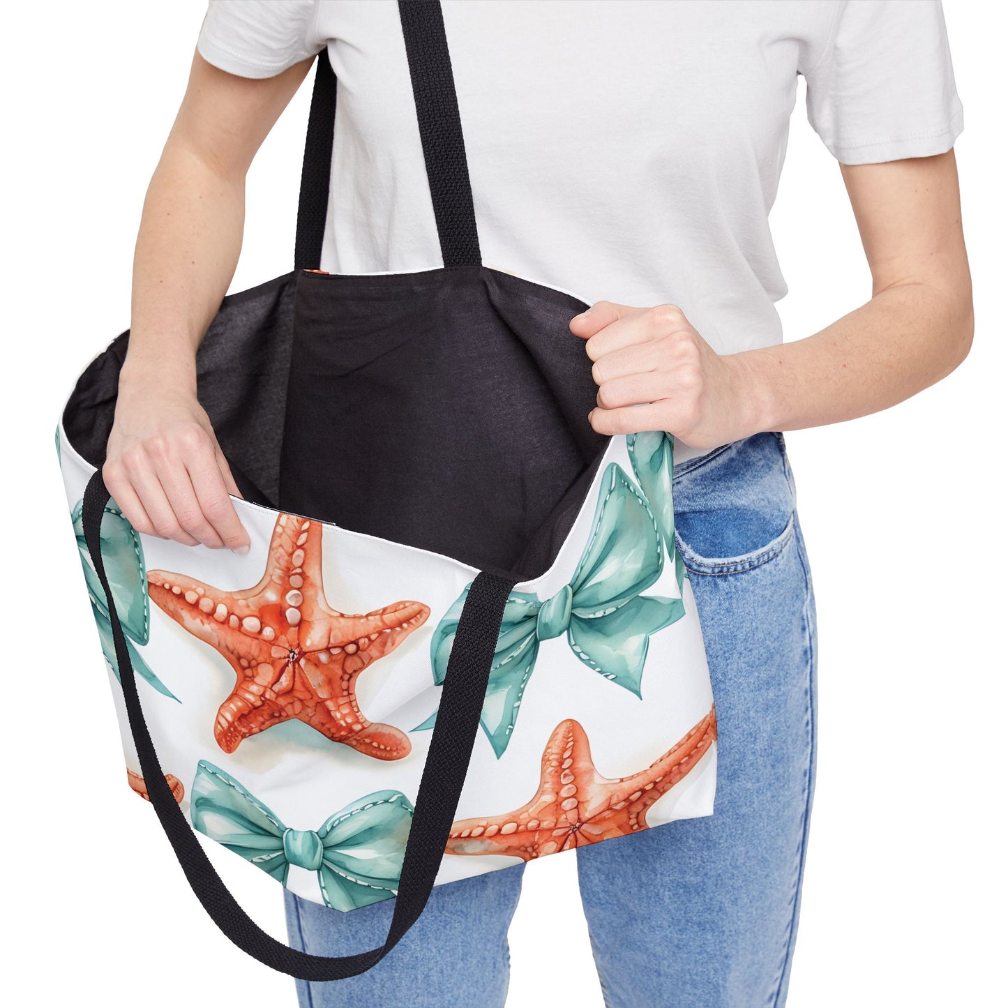 Starfish Beach Bag Coquette Tote Weekender Tote Bag