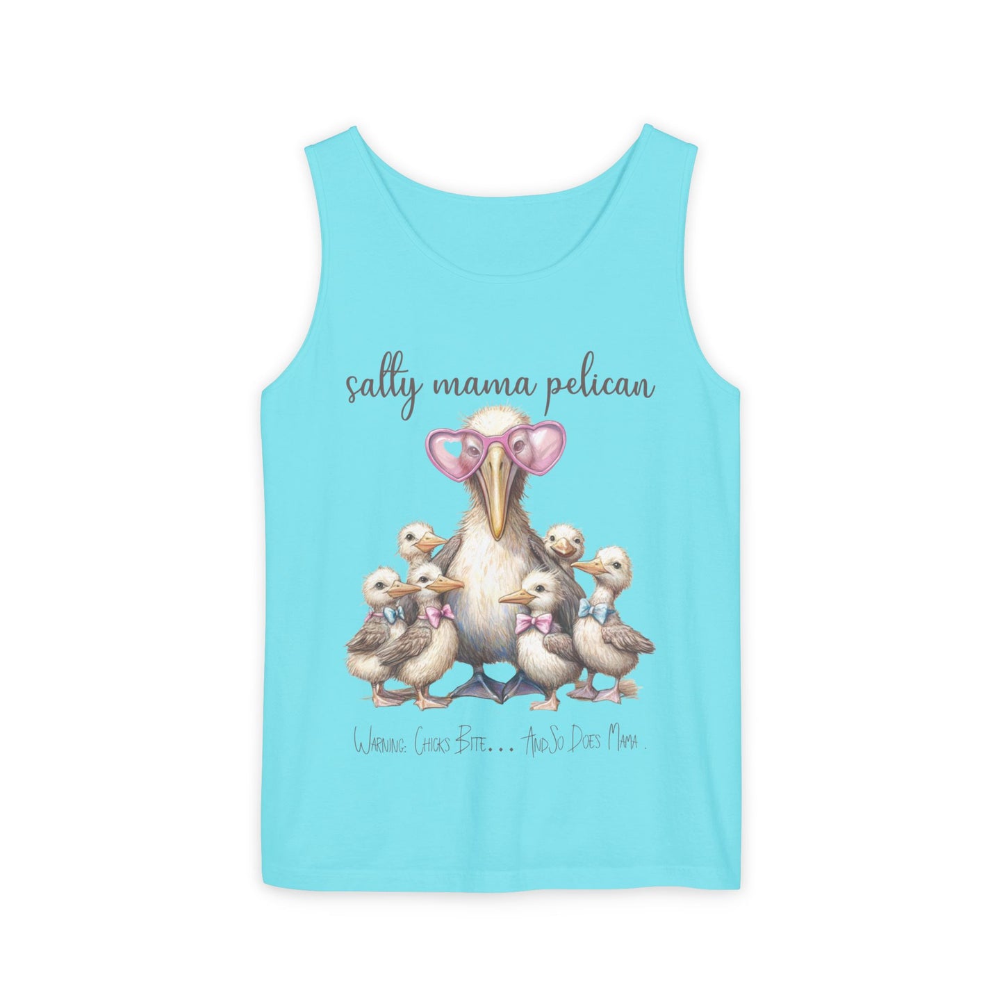Sassy Mama Pelican Salty Mama Warning Chicks Bite So Does Mama Summer Shirt
