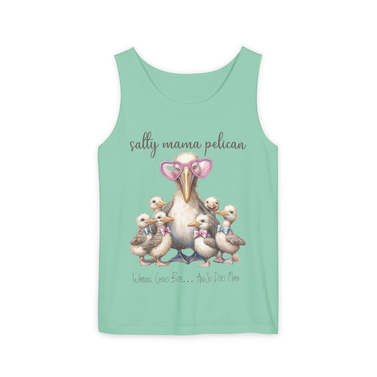 Sassy Mama Pelican Salty Mama Warning Chicks Bite So Does Mama Summer Shirt