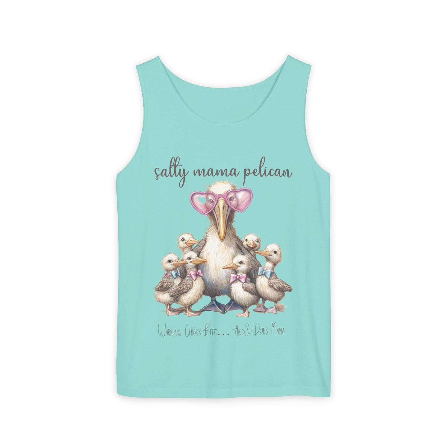 Sassy Mama Pelican Salty Mama Warning Chicks Bite So Does Mama Summer Shirt