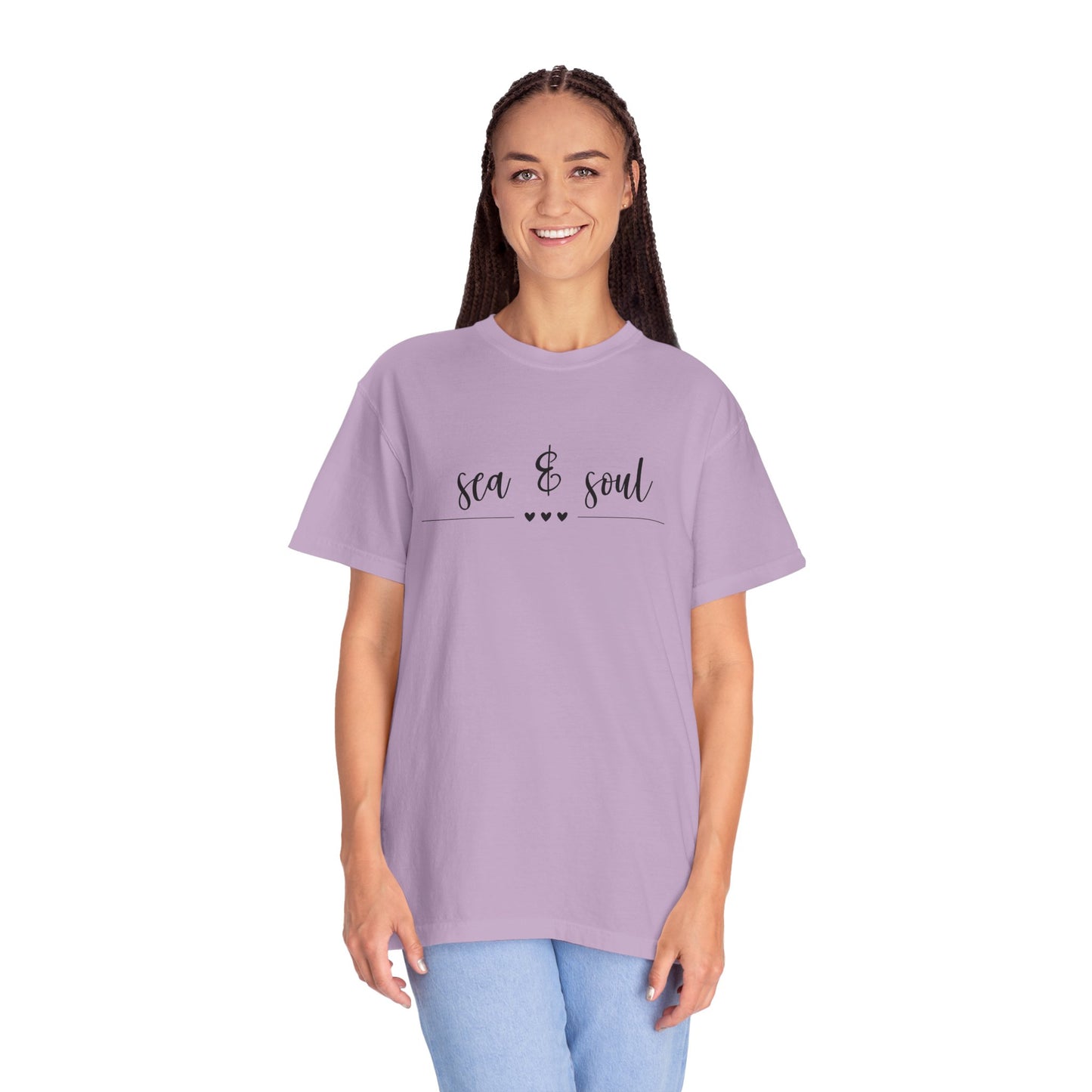 Sea And Soul Comfort Colors T-shirt For Beach Lovers
