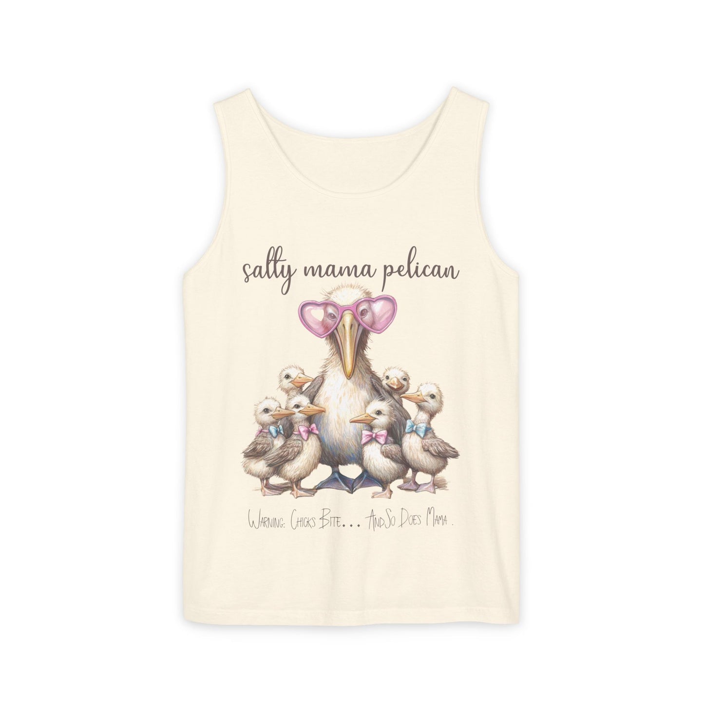 Sassy Mama Pelican Salty Mama Warning Chicks Bite So Does Mama Summer Shirt