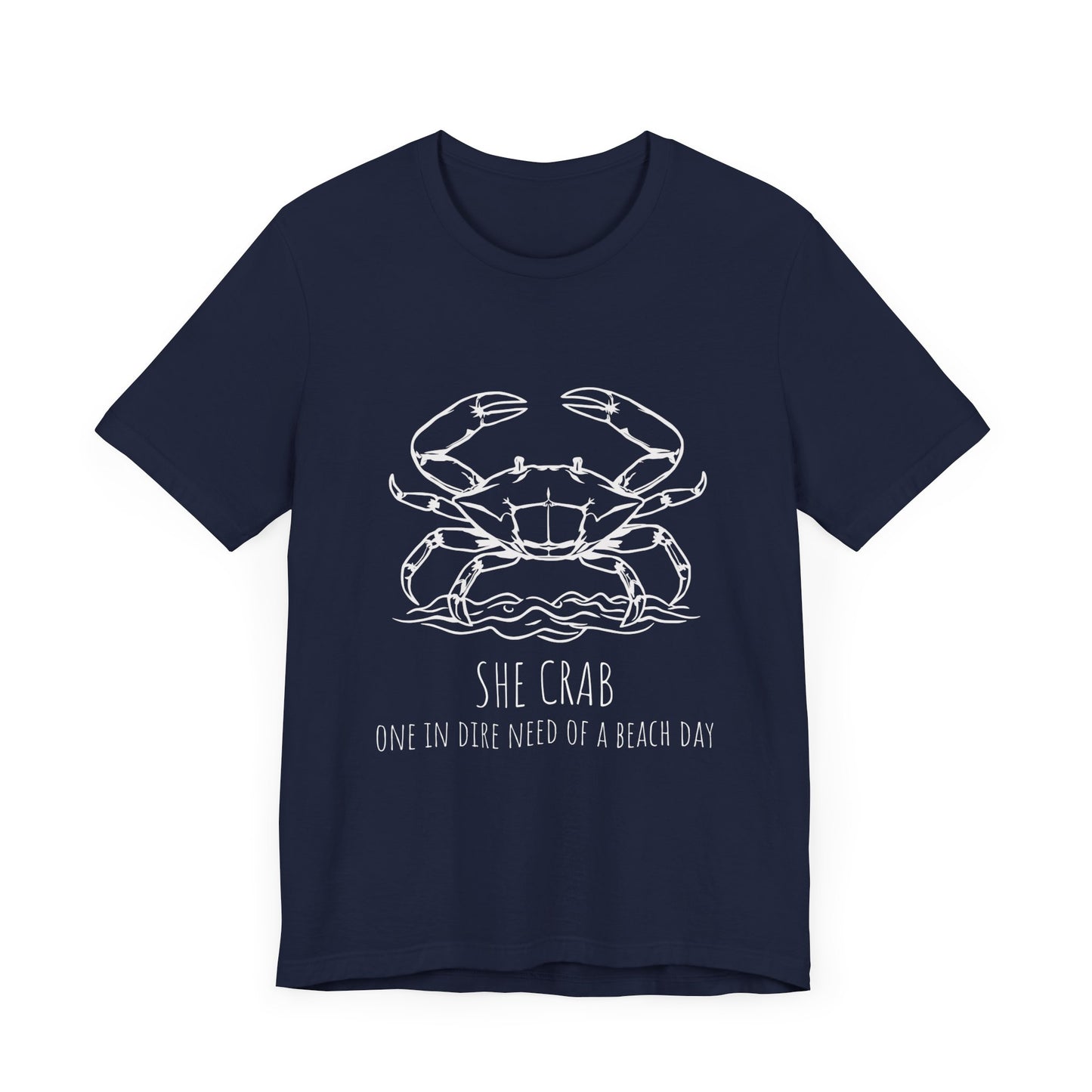 She Crab Shirt Design Beach Day Unisex Tee