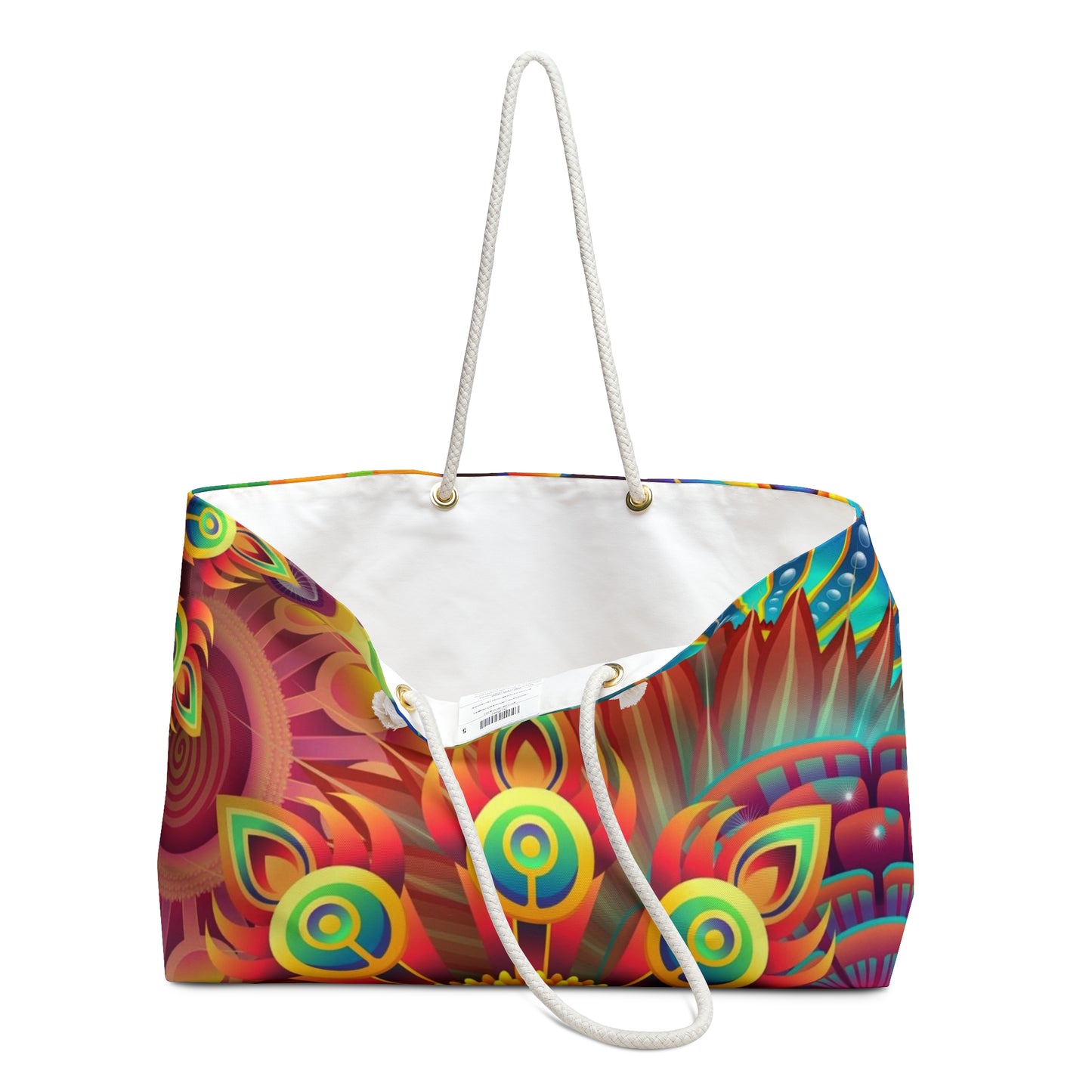 Boho Weekender Bag Retro Hippie Tote