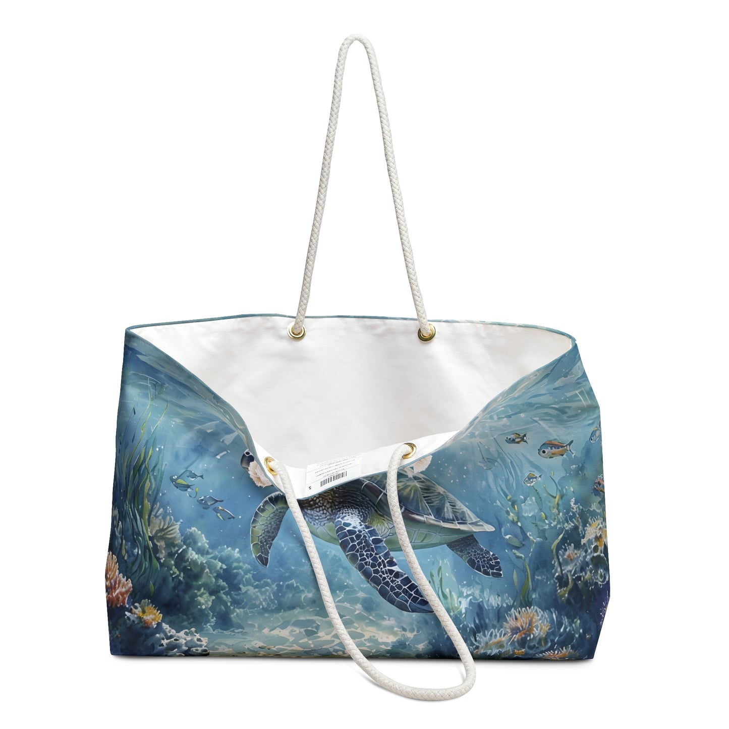 Beach Bag Sea Turtle Swimming In The Ocean Weekender Bag