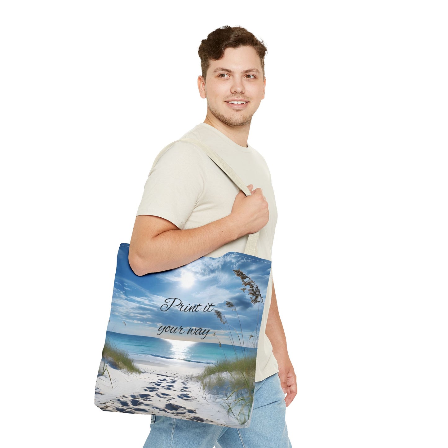 Custom Beach Tote Bag, Personalized Beach Bag, Bachelorette Party Favor Bags, Travel Tote, Gift for Her, Eco-Friendly Shopping Bag Gifts