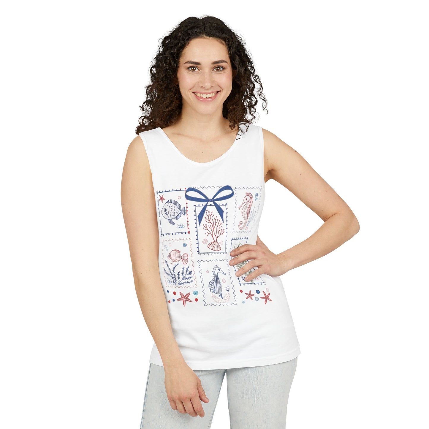 Beach Shirt Coquette Tank Top