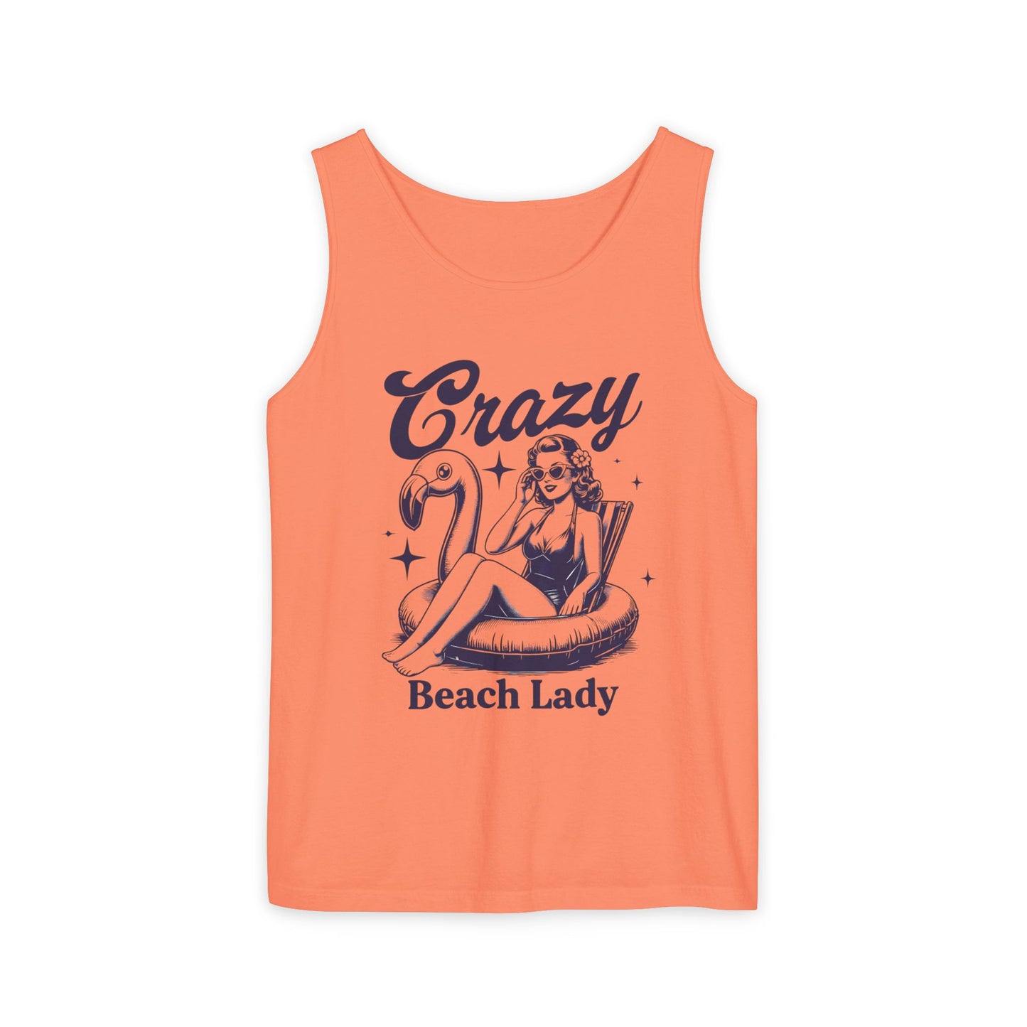 Crazy Beach Lady Summer Tank Top