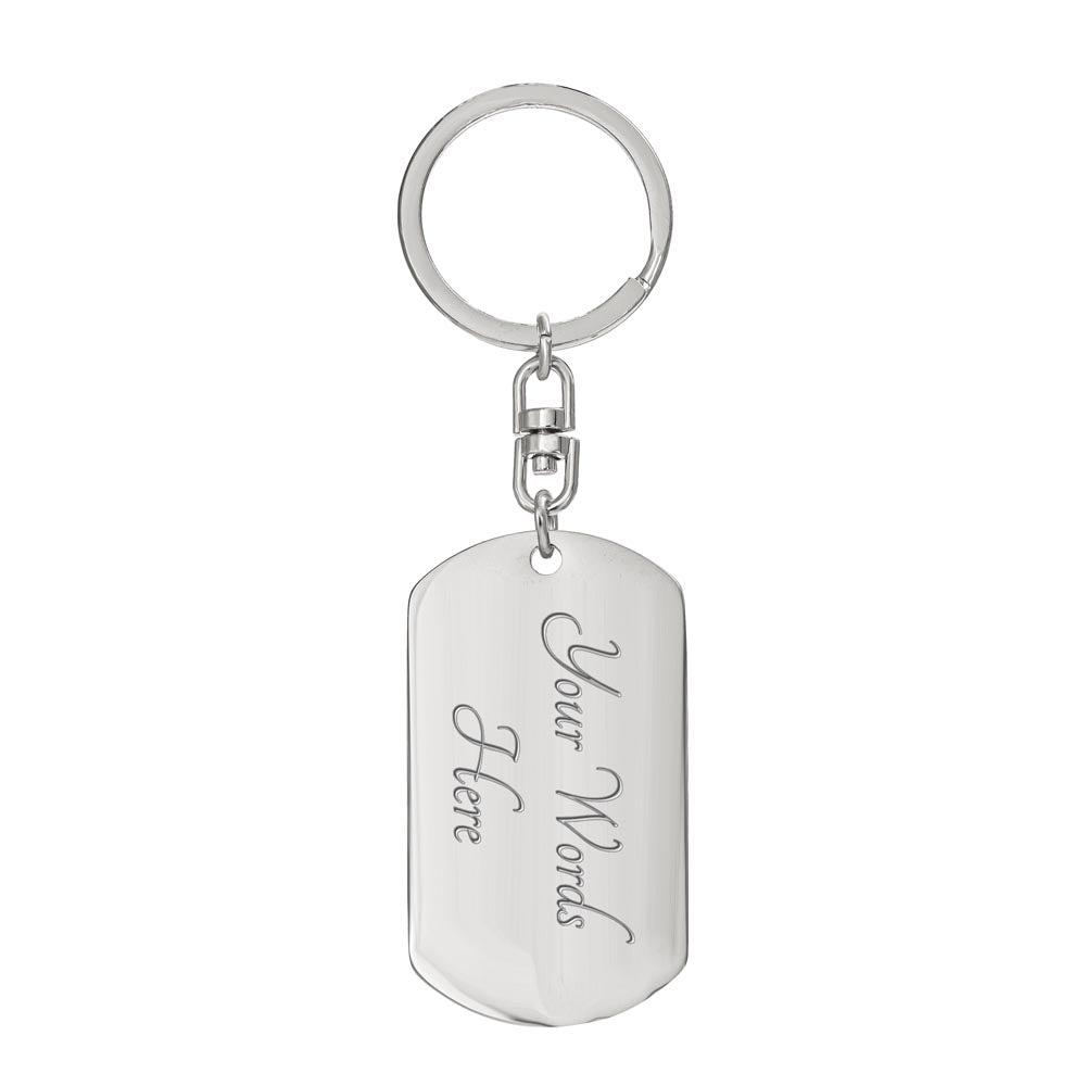 Custom Gift For Husband That Loves To Travel Engraved Compass Keychain For Travelers Gift From Wife