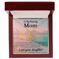 Gift For Mom From Daughter Anchor Necklace Beach Themed Gift Symbol of Unwavering Love