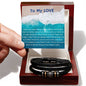Perfect Gift For Husband, Custom Bracelet for Boyfriend, Gifts For Men Who Love To Travel