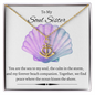 Soul Sister Necklace Perfect Gift for Best Friend and Beach Lover, Custom Meaningful Jewelry