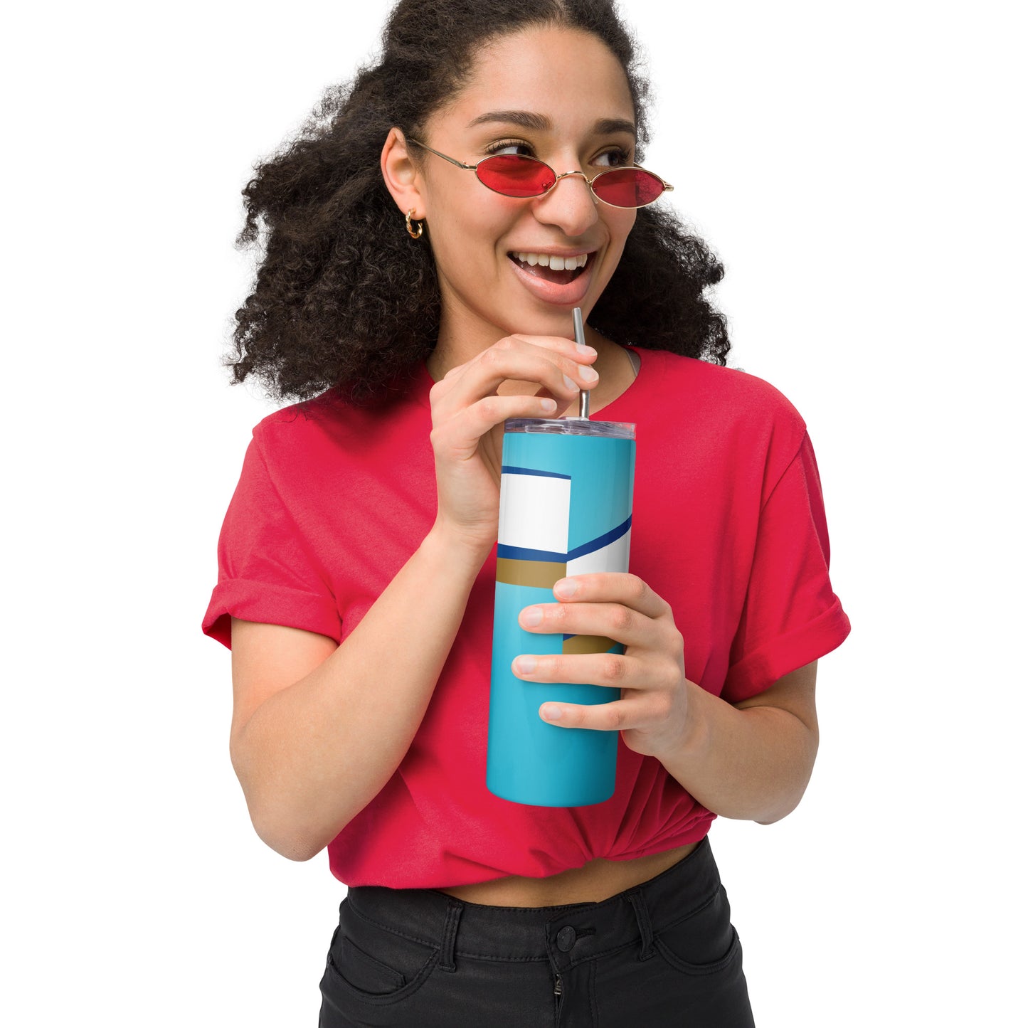 Funny Tumbler For Beach Moms Bitch Be Gone Skinny Travel Cup For Her