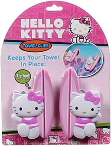 BOGO Hello Kitty Boca Sarong Towel Clip Pool Beach Set of 2