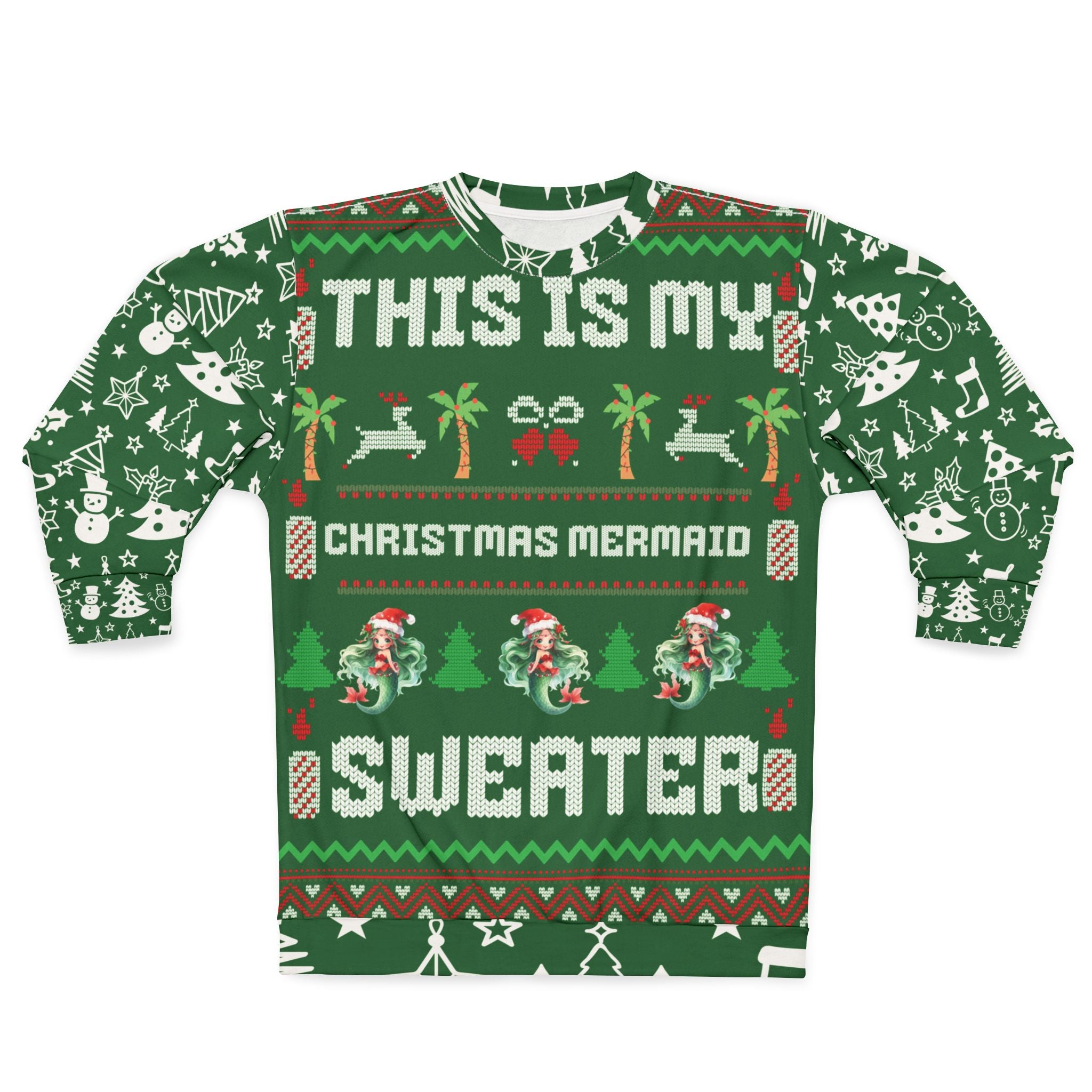 Mermaid Lover Ugly Christmas Sweatshirt