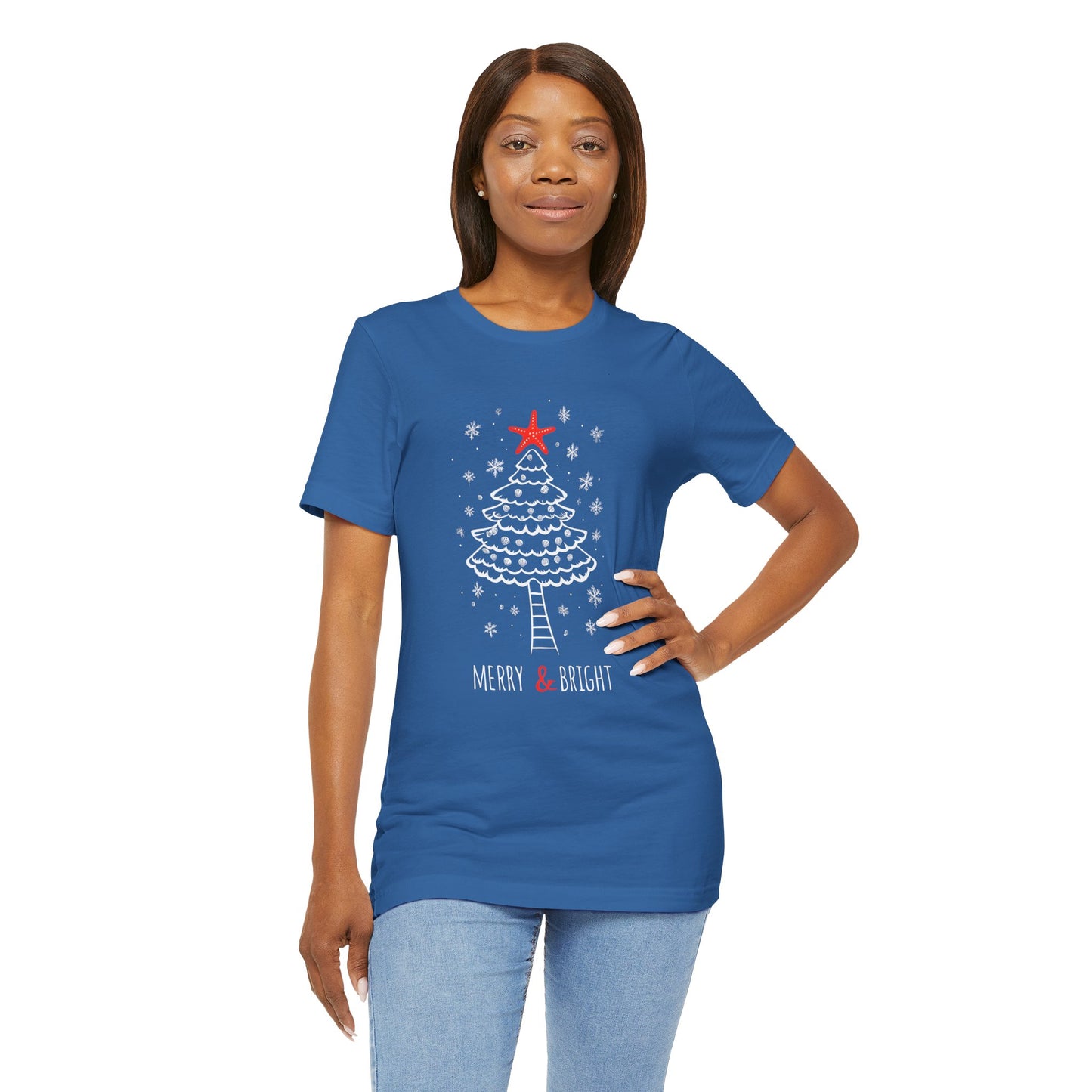 Beach Christmas Tree Shirts For Him And Her