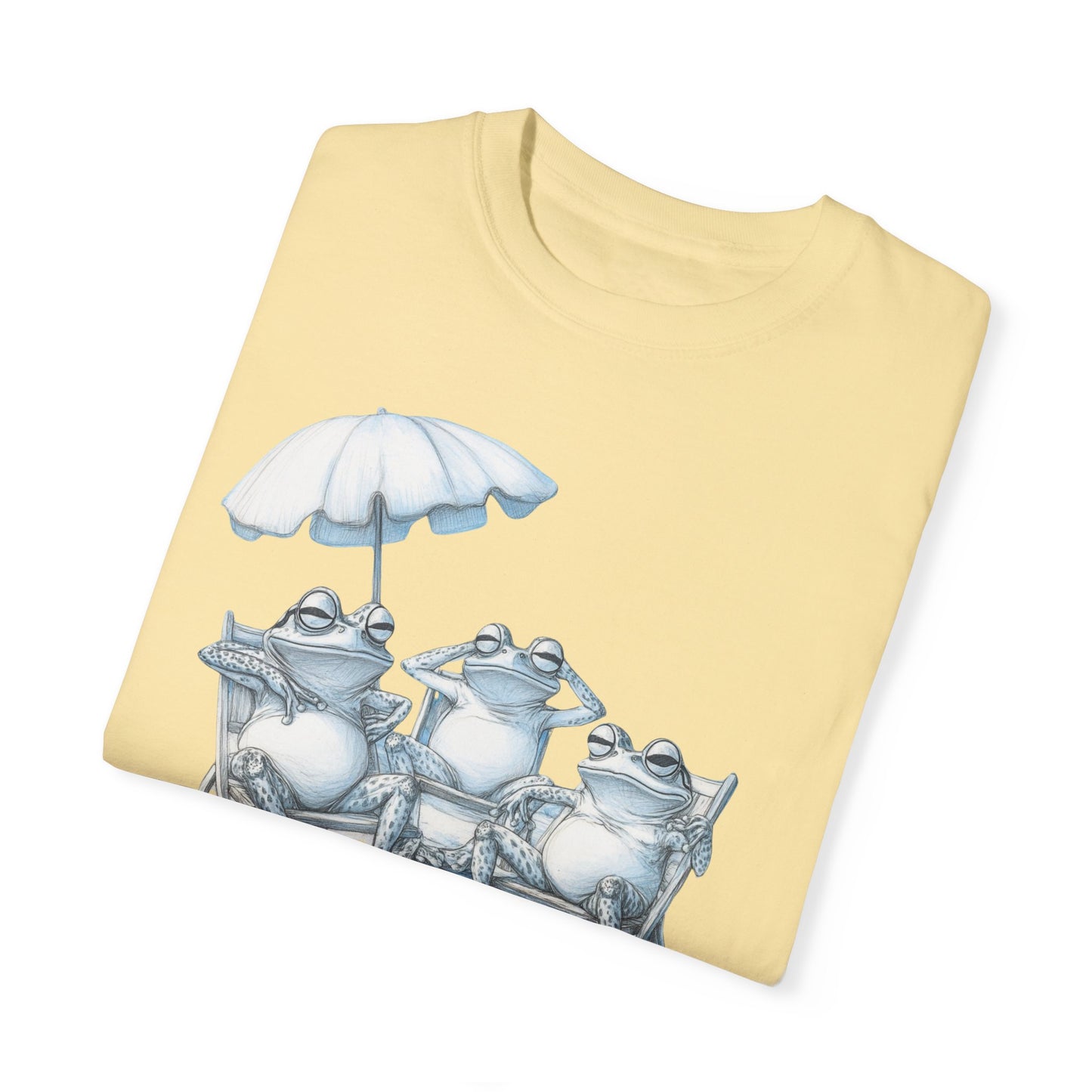 Toad-ally Relaxed Frog Beach Shirt Graphic Tee For Frog Lovers