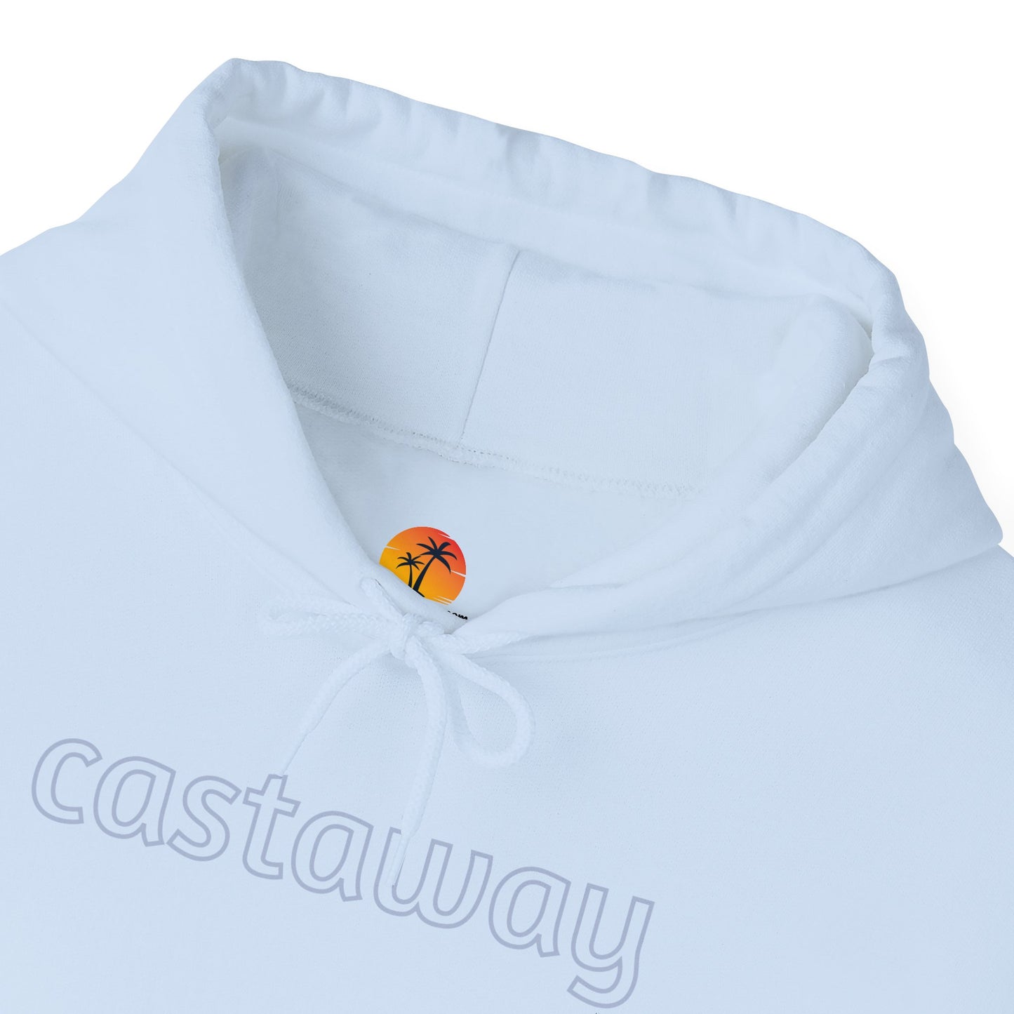 Beach Hoodie Castaway Blue On Blue Sweatshirt