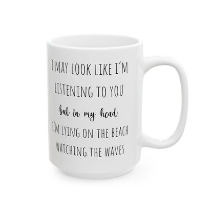 Gift For Beach Lovers Watching Waves Coffee Cup Gifts