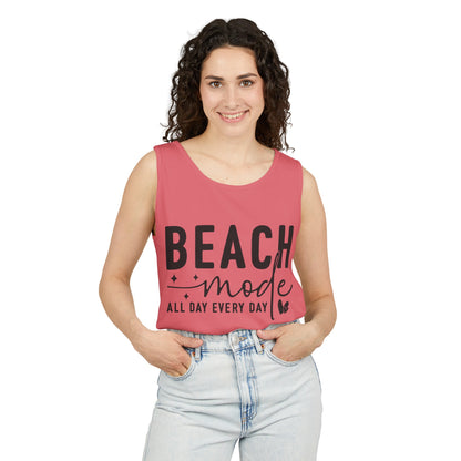 Beach Shirts Beach Mode Activated Tank Top For Men Women Regular And Plus Sizes 8 Colors 100% Cotton