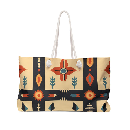 Southwest Boho Beach Bag Bohemian Print