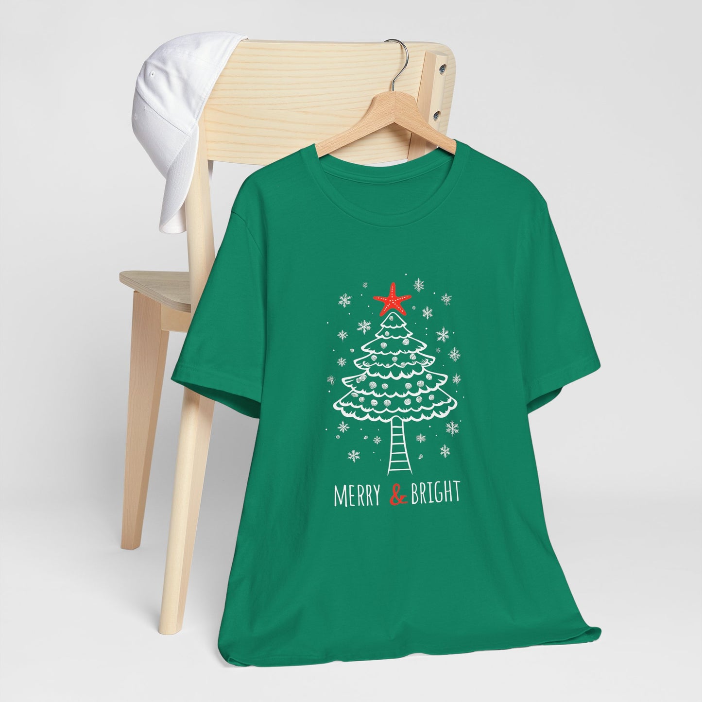 Beach Christmas Tree Shirts For Him And Her