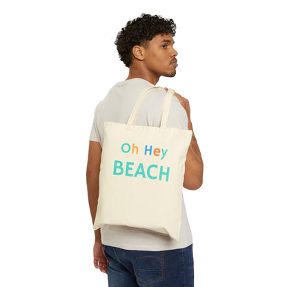 Oh Hey Beach Bag Stylish Tote Perfect for Beach Days Everyday  Eco-Friendly Design