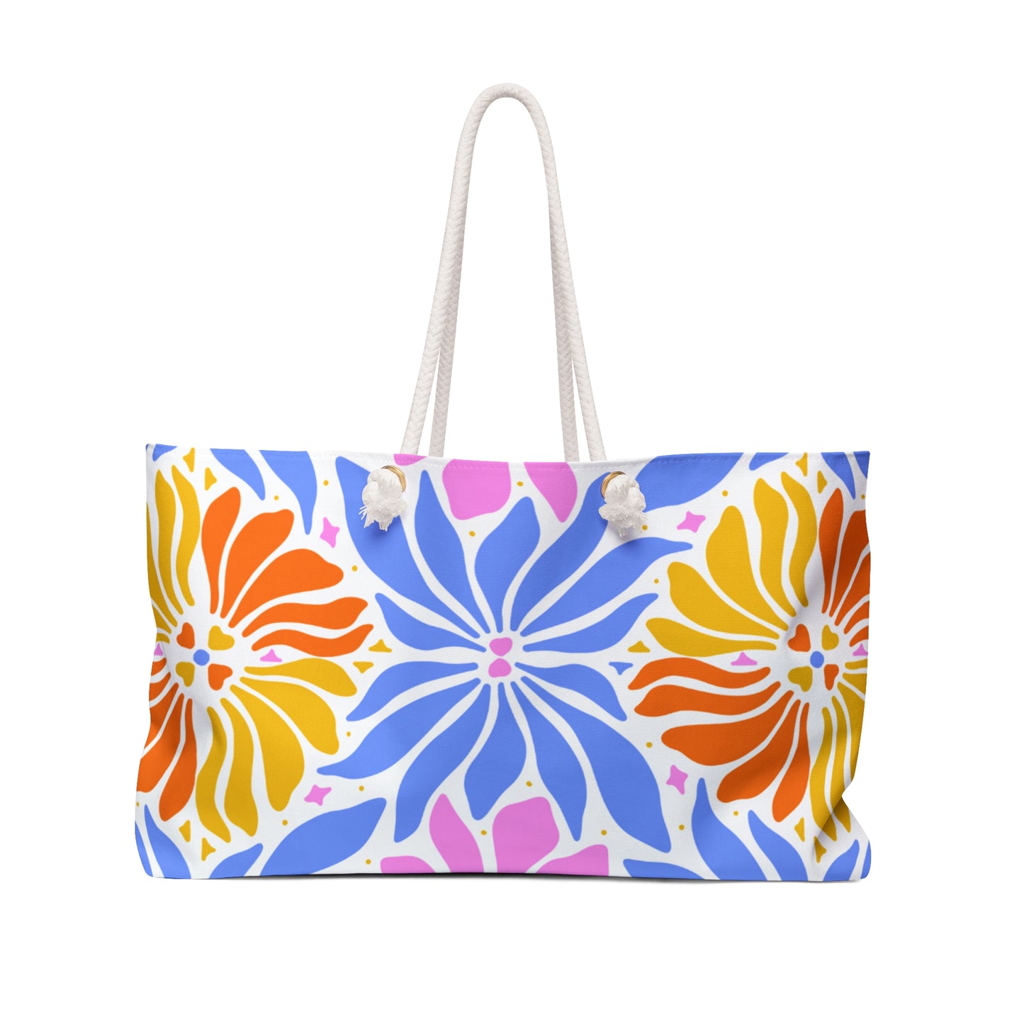 Retro Boho Bag Bohemian Floral Weekender Bag Hippie Gypsy Travel Gym Shopping Boho Beach Bag