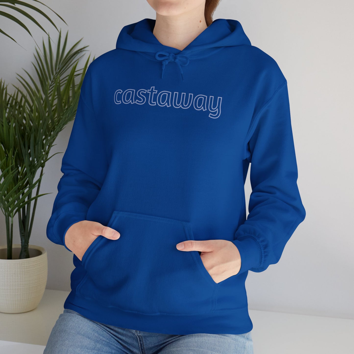 Beach Hoodie Castaway Blue On Blue Sweatshirt