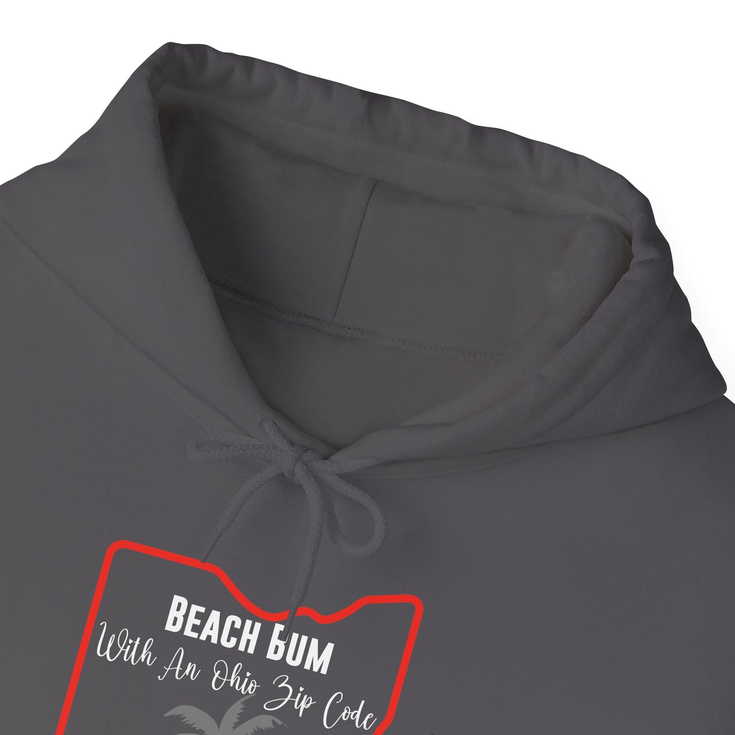 Ohio State Hoodie Beach Bum With An Ohio Zip Code, Funny Ohio Hoodie, Sweatshirt For Ohio Resident Beach Lover