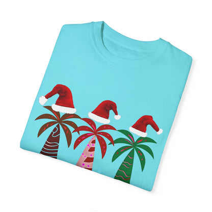 Funny Christmas Palm Tree T-shirt