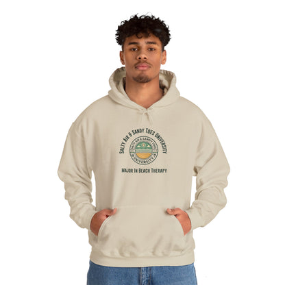 Beach Lovers Hoodie: Salty Air & Salty Toes University Sweatshirt