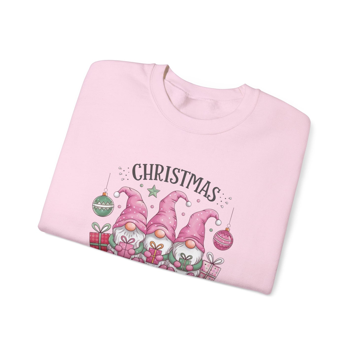 Christmas With My Gnomies Xmas Sweatshirt For Women