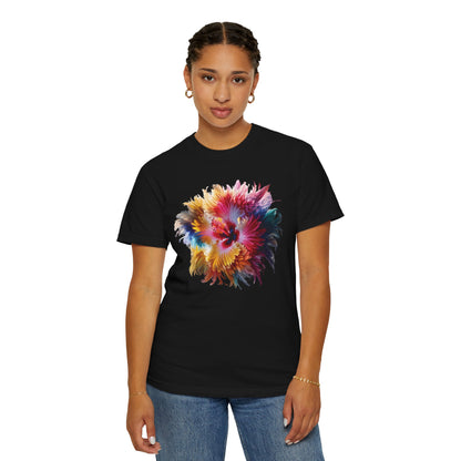 Boho Beach Hibiscus Flower and Feathers T-Shirt