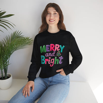 Merry And Bright Christmas Sweatshirt