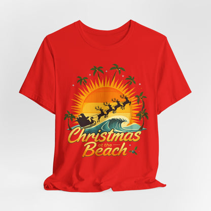 Christmas At The Beach Tee Shirt