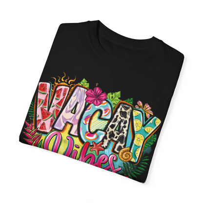 Vacay Vibes T-Shirt Comfort Colors Unisex Garment-Dyed Tee