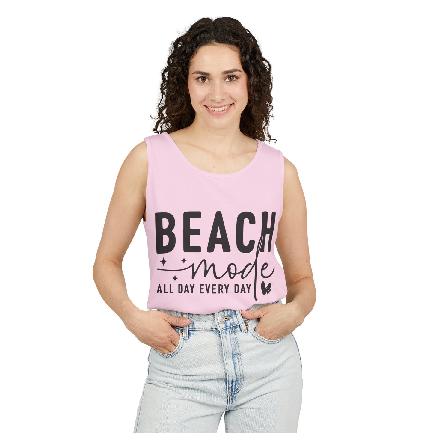 Beach Shirts Beach Mode Activated Tank Top For Men Women Regular And Plus Sizes 8 Colors 100% Cotton