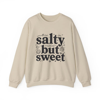 Salty But Sweet Sweatshirt Gift For Beach Bums