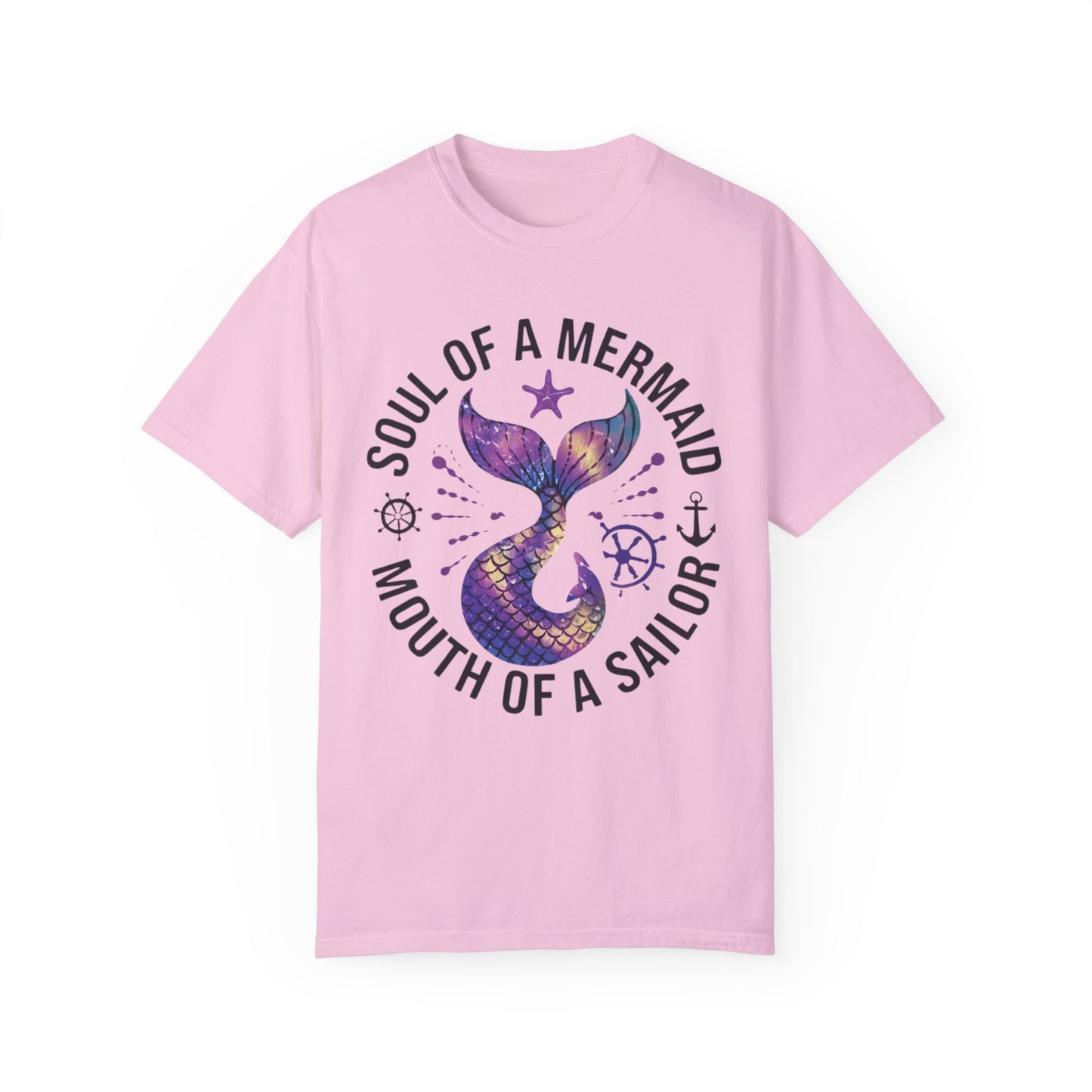 Mermaid Lovers TShirt Soul Of A Mermaid Mouth Of A Sailor Tee