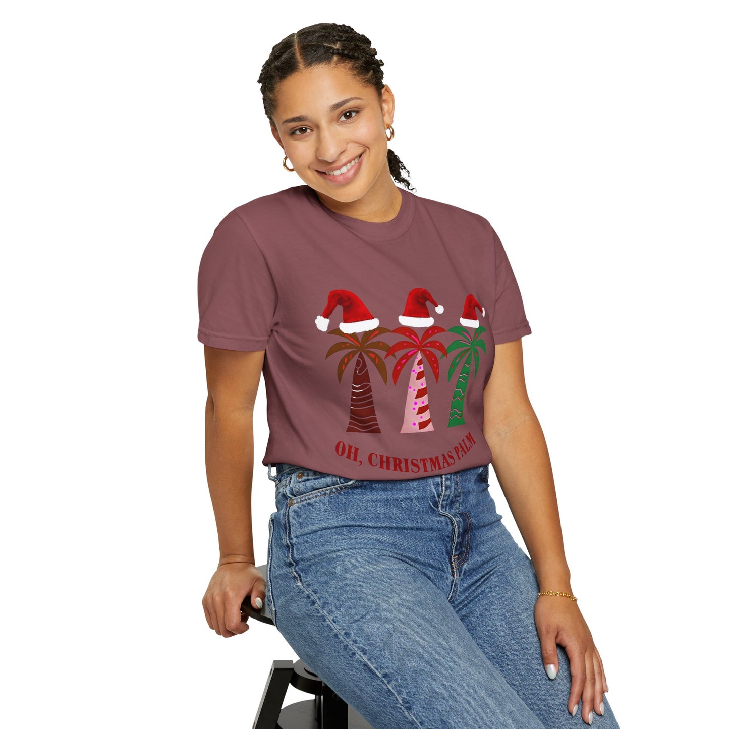 Funny Christmas Palm Tree T-shirt