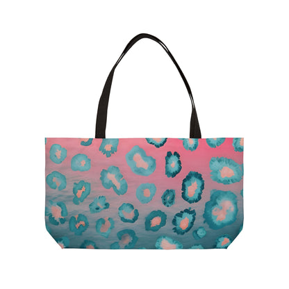 Tropical Leopard Tote Bag Ombre Trending