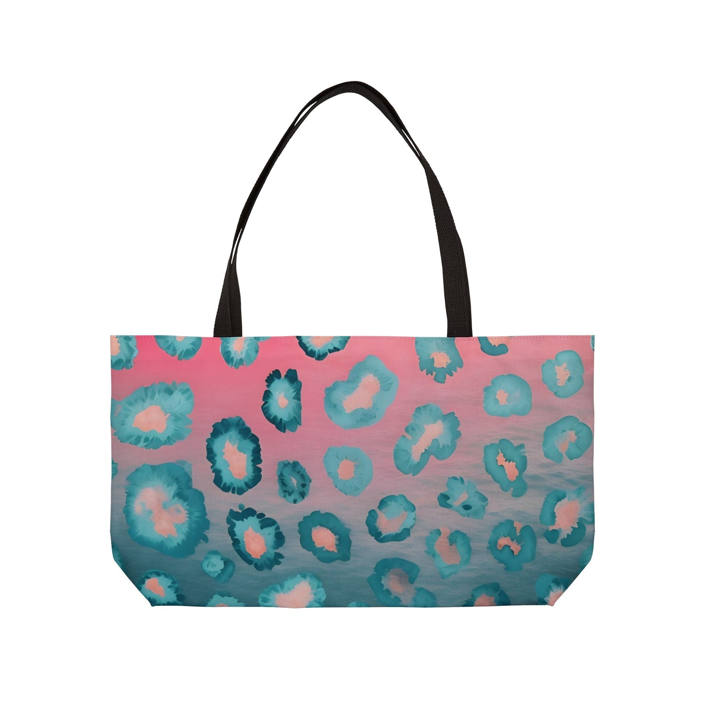 Tropical Leopard Tote Bag Ombre Trending