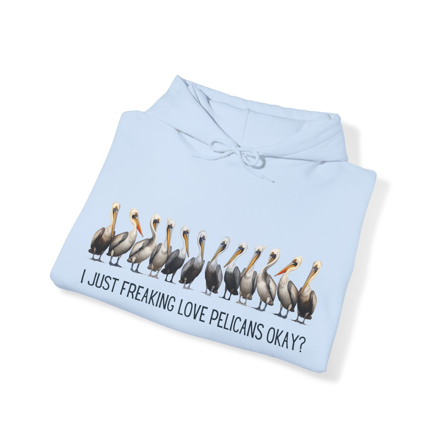 Pelican Hoodie I Freaking Love Pelicans Print Sweatshirt For Women Gift For Men Beach Lovers
