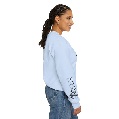 Christian Inspirational Unisex Crewneck Sweatshirt "His Love Is My Anchor" Cozy Faith-Based Apparel