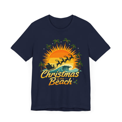 Christmas At The Beach Tee Shirt