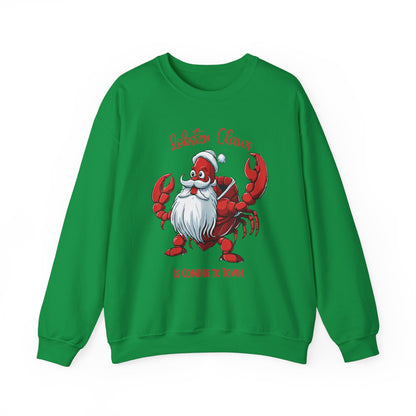 Lobster Christmas Sweatshirt, Holiday Ugly Sweater, Funny Beach Shirt, Festive Crewneck Sweat Shirt For Holiday Parties For Him And Her