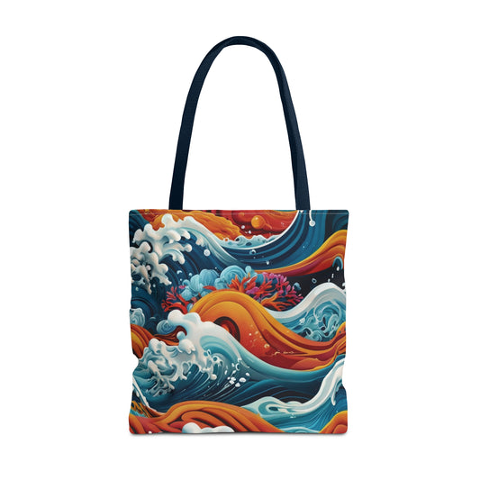 Extra Large Beach Bag Beach 3D Waves For Moms And Kids