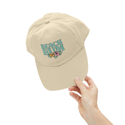 Beach Bum Hat Distressed Cotton Cap Unisex